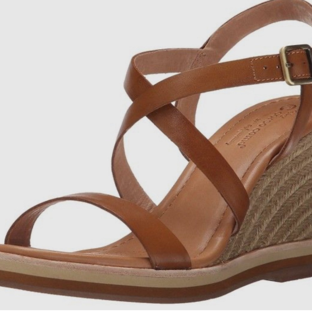 Corso Como 'Gladis' Espadrille Tan Wedge Sandal (Women) |